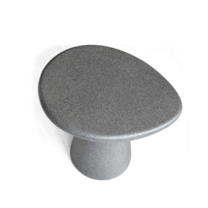 Zoom Tavolino Rocky, Resina Finitura Pietra Cenere