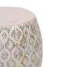 Tavolino Tribeca metallo rosa chiaro e oro moderno ed elegante