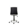 Poltrona Smile nera struttura bianca moderna per ufficio ergonomica