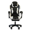 Poltrona Racing Omega nera bianca similpelle ergonomica ufficio