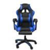 Poltrona Racing Omega nera blu similpelle ergonomica ufficio