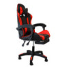 Poltrona Racing Omega nera rossa similpelle ergonomica ufficio
