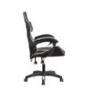 Poltrona Racing Alfa nera bianca similpelle ergonomica ufficio