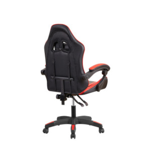 Zoom Poltrona Racing Alfa Nera/Rossa similpelle