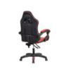 Poltrona Racing Alfa nera rossa similpelle ergonomica ufficio