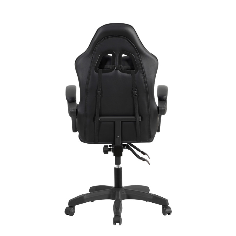 Poltrona Racing Alfa nera rossa similpelle ergonomica ufficio