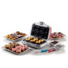 Piastra Elettrica Multifunzione 700W 3 Piastre Rosso