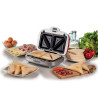 Piastra Elettrica Multifunzione 700W 3 Piastre Rosso