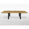 Tavolo Tube in legno massello allungabile design moderno