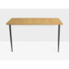Consolle dritta in legno massello 95x25 cm allungabile casa