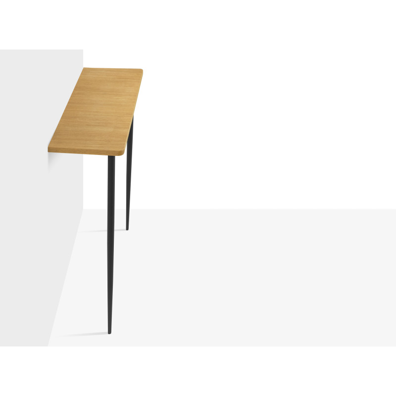 Consolle dritta in legno massello 95x25 cm allungabile casa