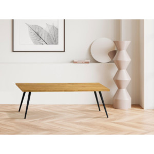 Tavolino Primo in legno massiccio 90x50 cm design casa
