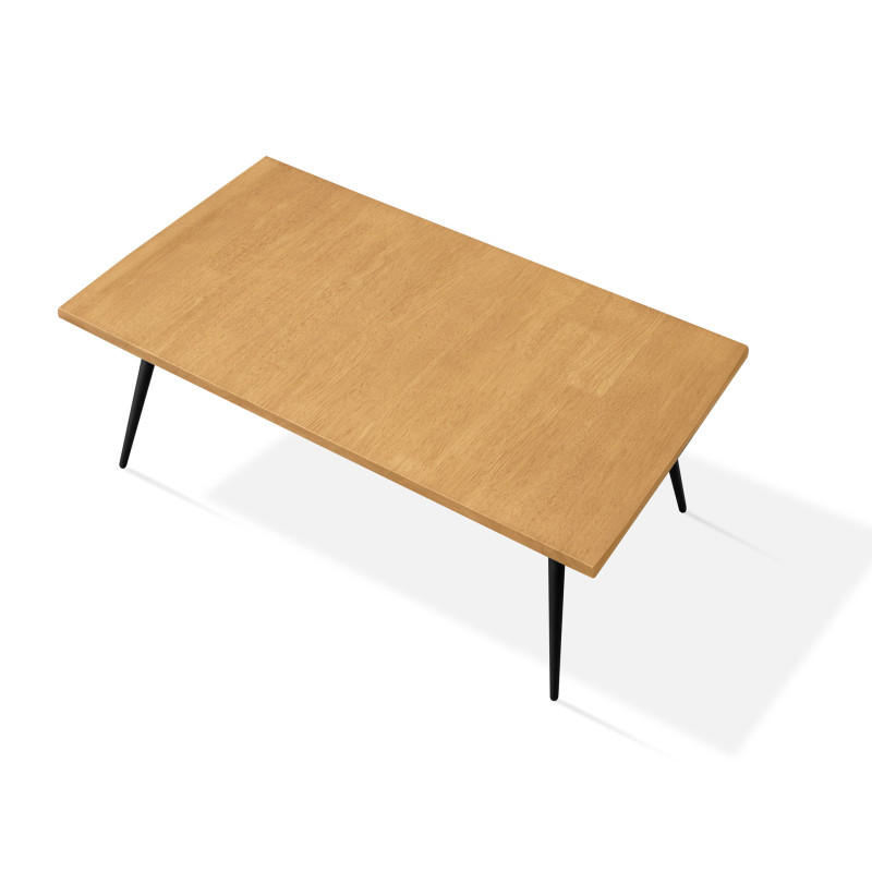 Tavolino Traverso in legno massiccio 90x50 cm design casa