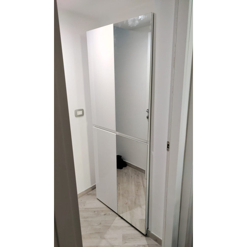 Scarpiera XXL 4 ante 2 specchi Mister Made in Italy