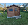 Casetta Agata 260x200 cm Losa in legno per giardino compatta