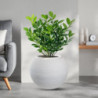 Vaso Bianco Resina | Levante Shop