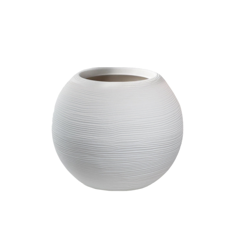 Vaso Bianco Resina | Levante Shop