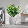 Vaso Raffaello Bianco ø35xH34 cm Polietilene | Levante Shop