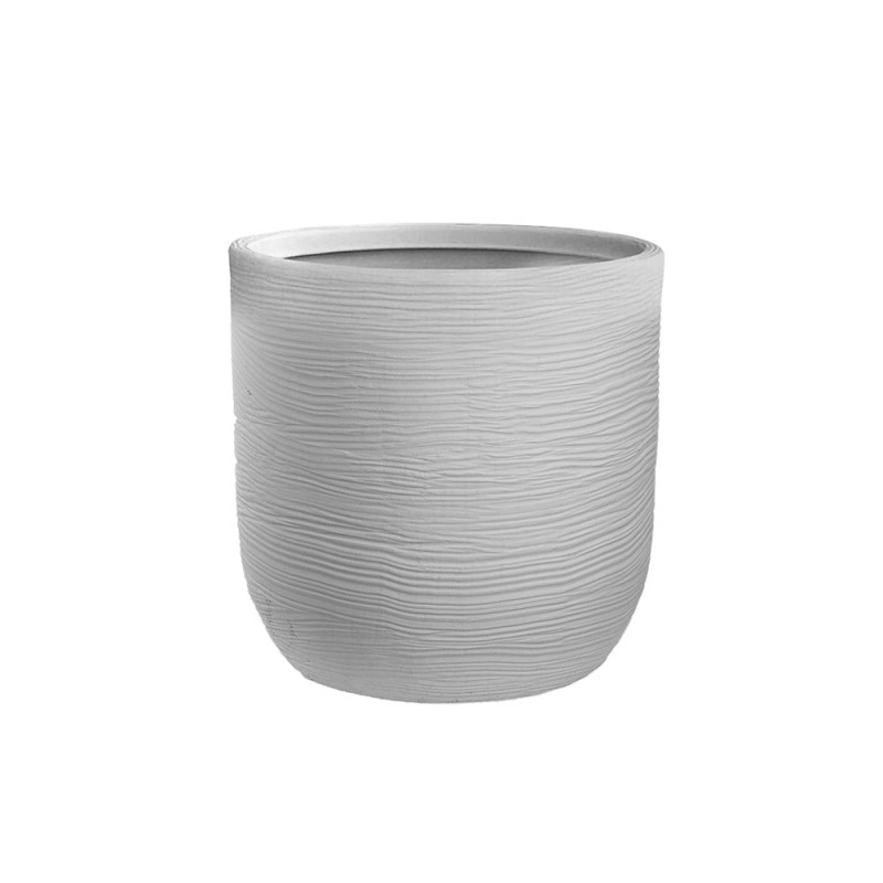 Vaso Raffaello Bianco ø35xH34 cm Polietilene | Levante Shop