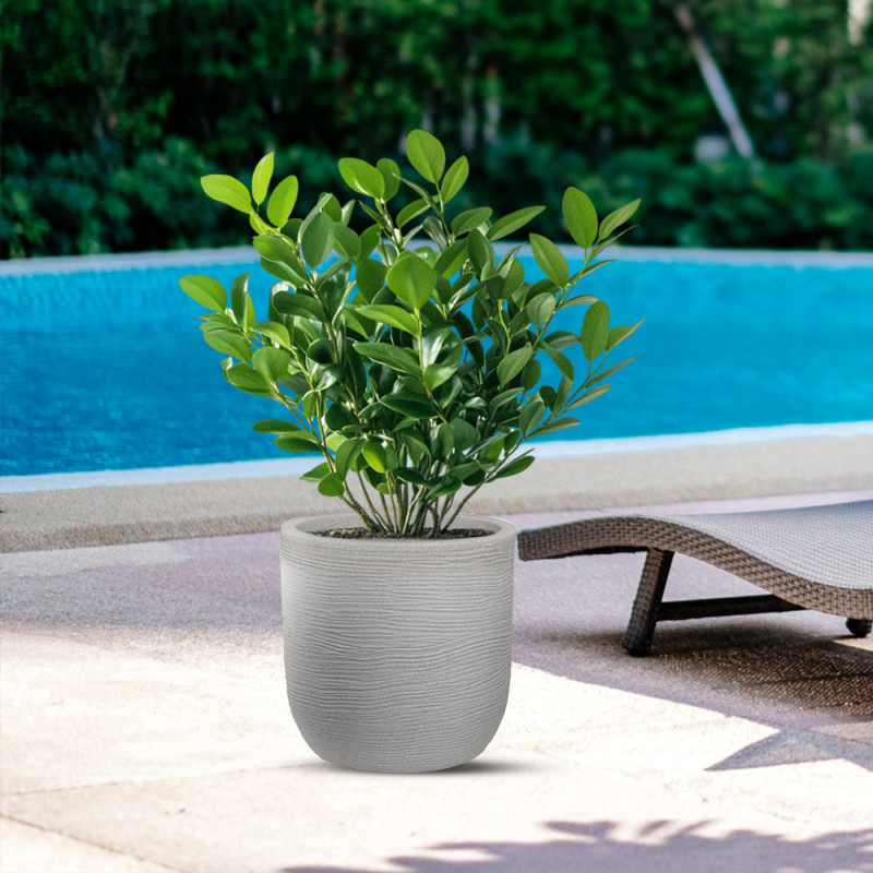 Vaso Raffaello Beige ø35xH34 cm Polietilene | Levante Shop
