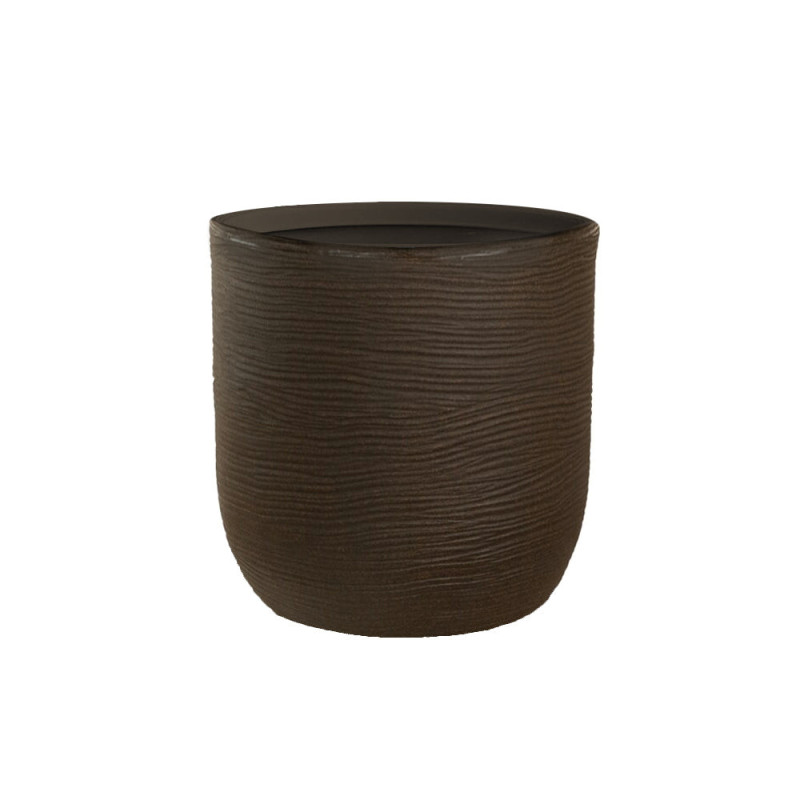 Vaso Raffaello Marrone ø35xH34 cm Polietilene | Levante Shop