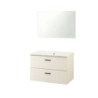 mobile bagno sospeso 80 cm bianco lucido | levante shop