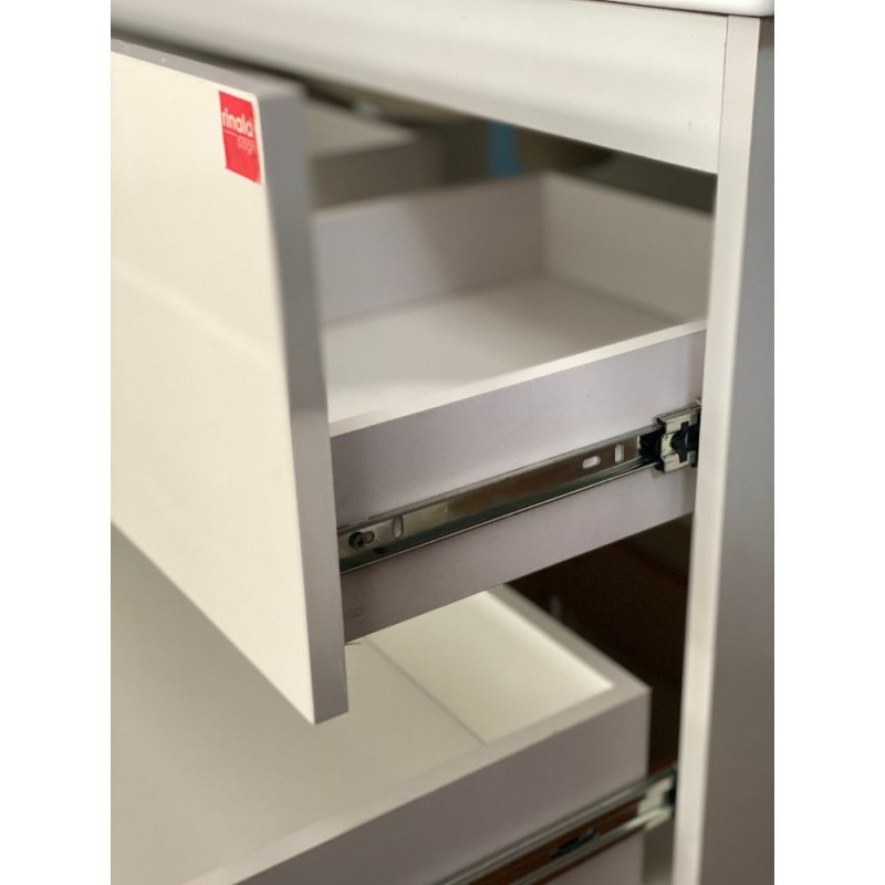 mobile bagno sospeso 80 cm bianco lucido | levante shop
