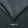 Letto matrimoniale Wilma contenitore blu pacific tessuto Vogue
