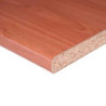 Top cucina sinistro forato ciliegio 195x60x3.8 cm resistente