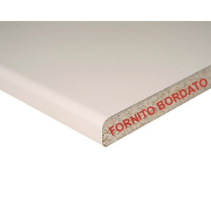 Zoom Top bordato per cucina forato verso destro in avorio 180x60x3.8 cm