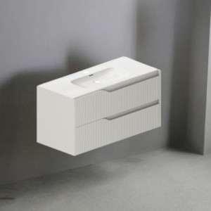 mobile bagno sospeso 100 cm cashmere opaco | levante shop