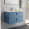 mobile bagno sospeso 60 cm blu | levante shop