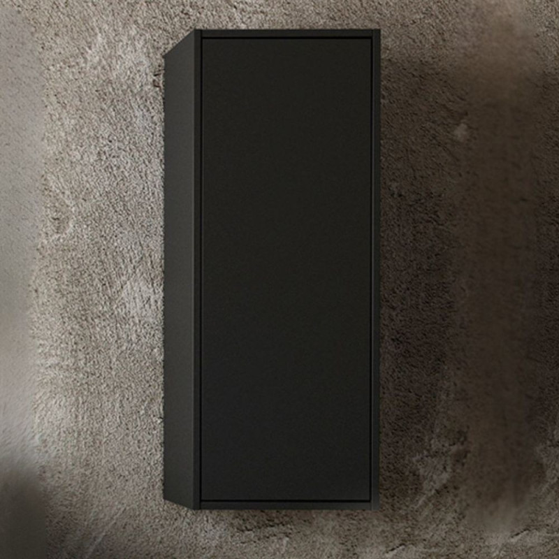 pensile bagno 35 cm nero opaco | levante shop