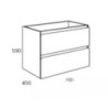 Mobile bagno 70 cm Rovere | levante shop