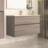 Mobile bagno 100 cm Rovere Grigio | levante shop