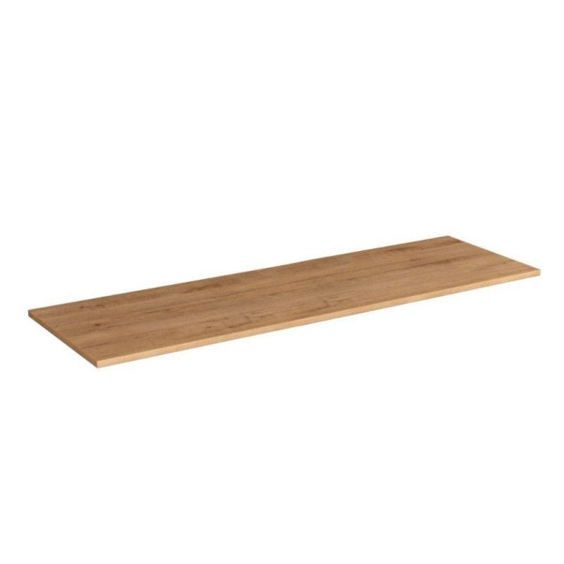 Top appoggio per mobile bagno rovere 100x46x1.9 cm
