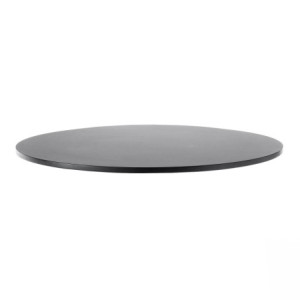 Zoom Pianale tavolo tondo 120x120x3.8 con bordo poliuretano antracite satinato