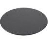Pianale tavolo tondo 90x90x3,8 cm bordo poliuretano antracite