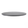 Pianale tavolo tondo 90x90x3,8 cm bordo poliuretano antracite