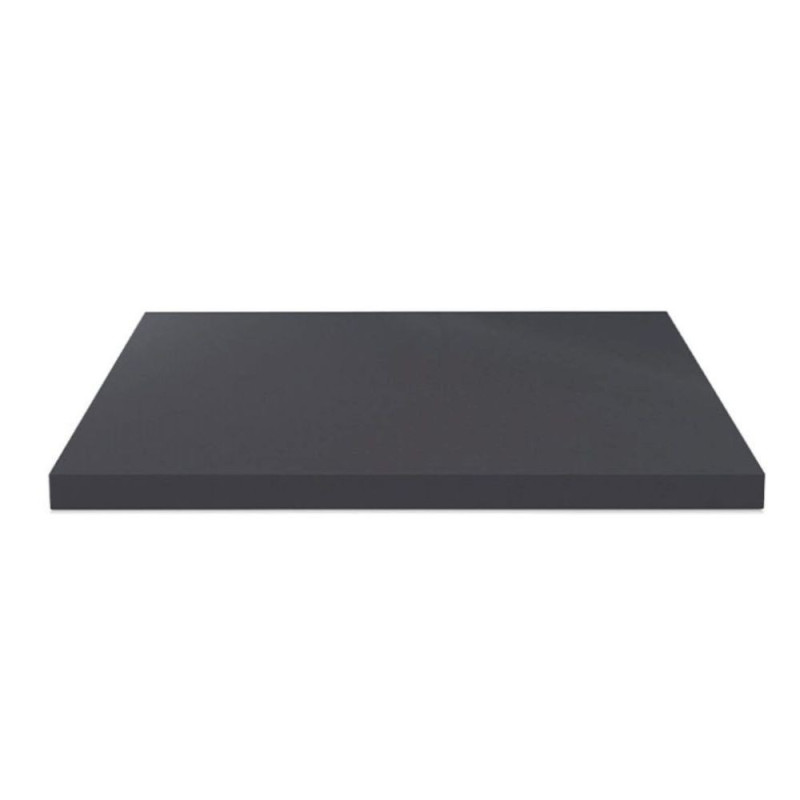 Top bagno 100x47x3,8 cm bordo poliuretano antracite satinato