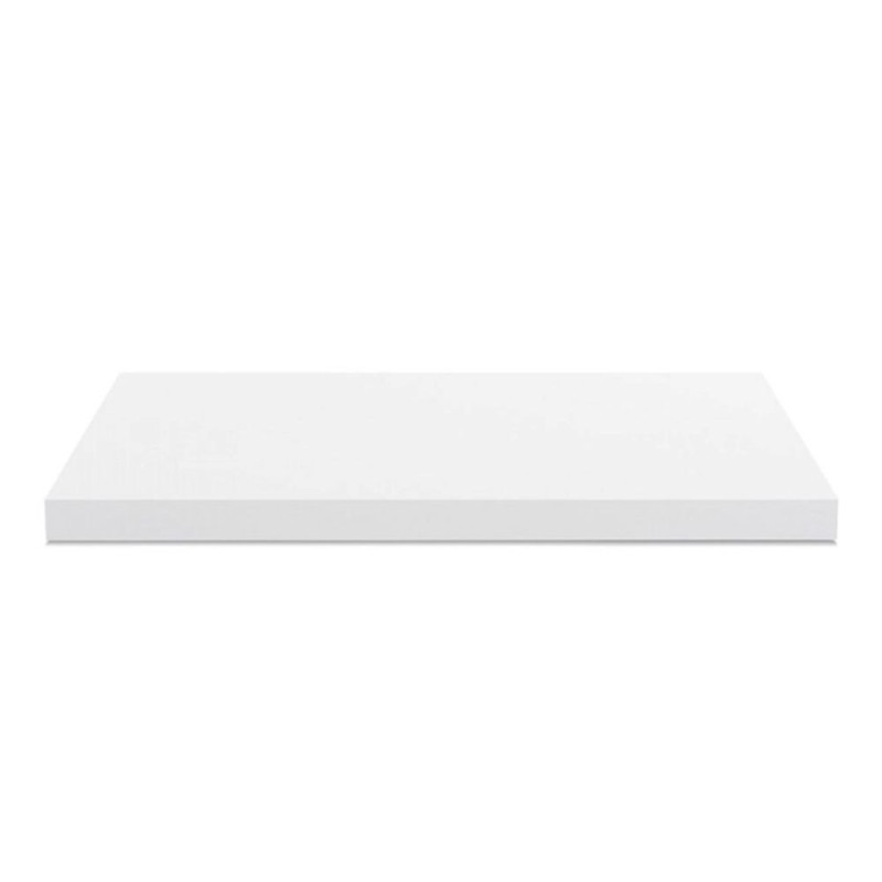 Top cucina non forato 180x60x4 cm bordo poliuretano bianco