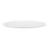 Pianale tavolo tondo 90x90x3,8 cm bordo poliuretano bianco
