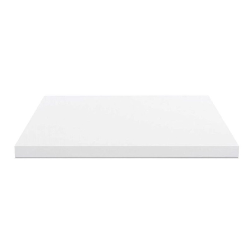 Top bagno 100x47x4 cm bordo poliuretano bianco moderno