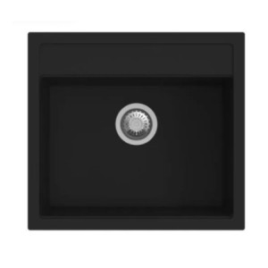 Lavello Waltz fragranite 1 vasca 56x51 nero moderno e resistente