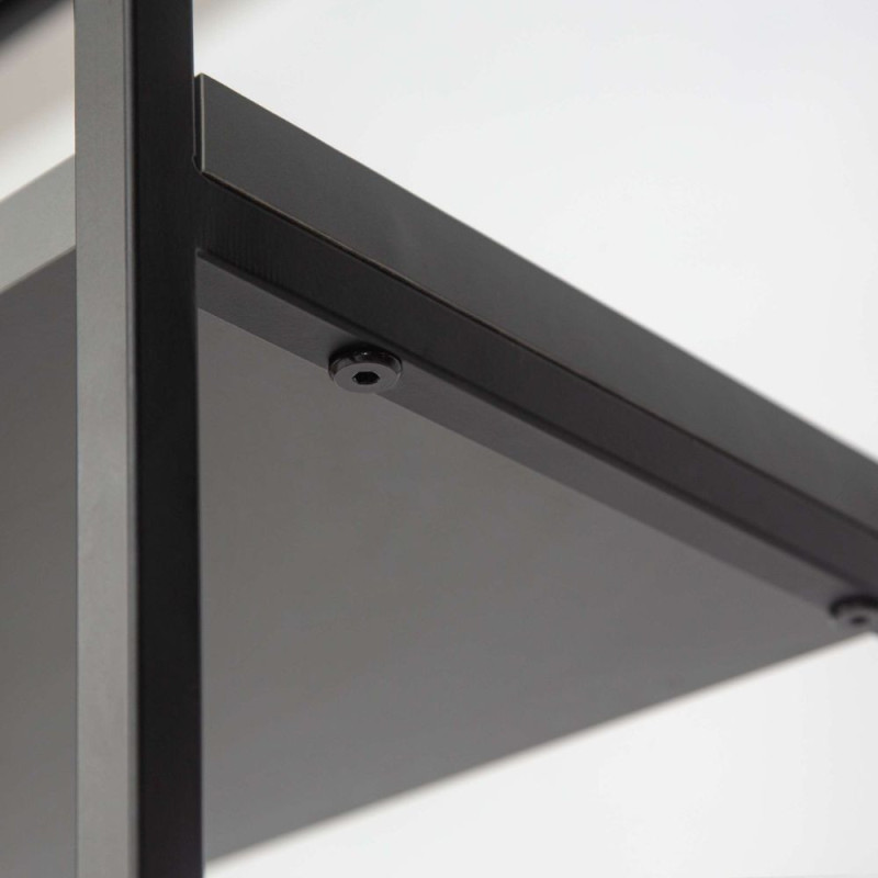 Libreria Pal antracite 110x29x178 cm moderna e versatile