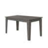 Tavolo allungabile Megaron retro grey 120x80 cm moderno e solido