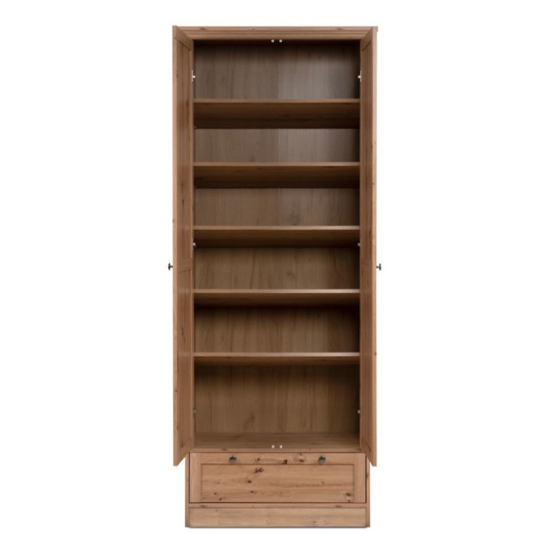Armadio Timber 40A rovere anticato 2 ante 1 cassetto elegante