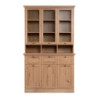 Credenza con vetrina Timber 54A rovere anticato elegante living