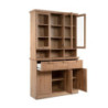 Credenza con vetrina Timber 54A rovere anticato elegante living