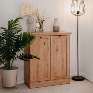 Zoom Credenza Timber 01A con 2 ante colore rovere anticato